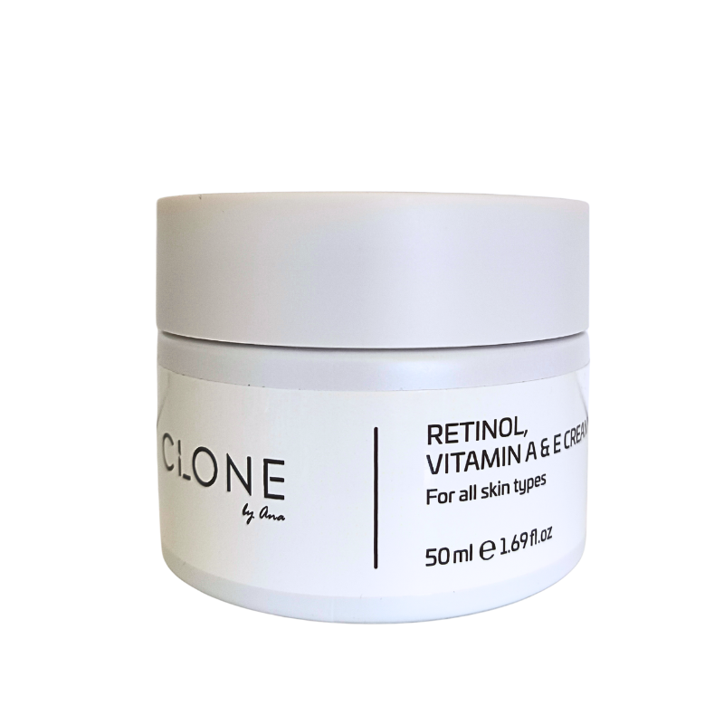 Creme + Sérum Facial Retinol, Vitamina A & E