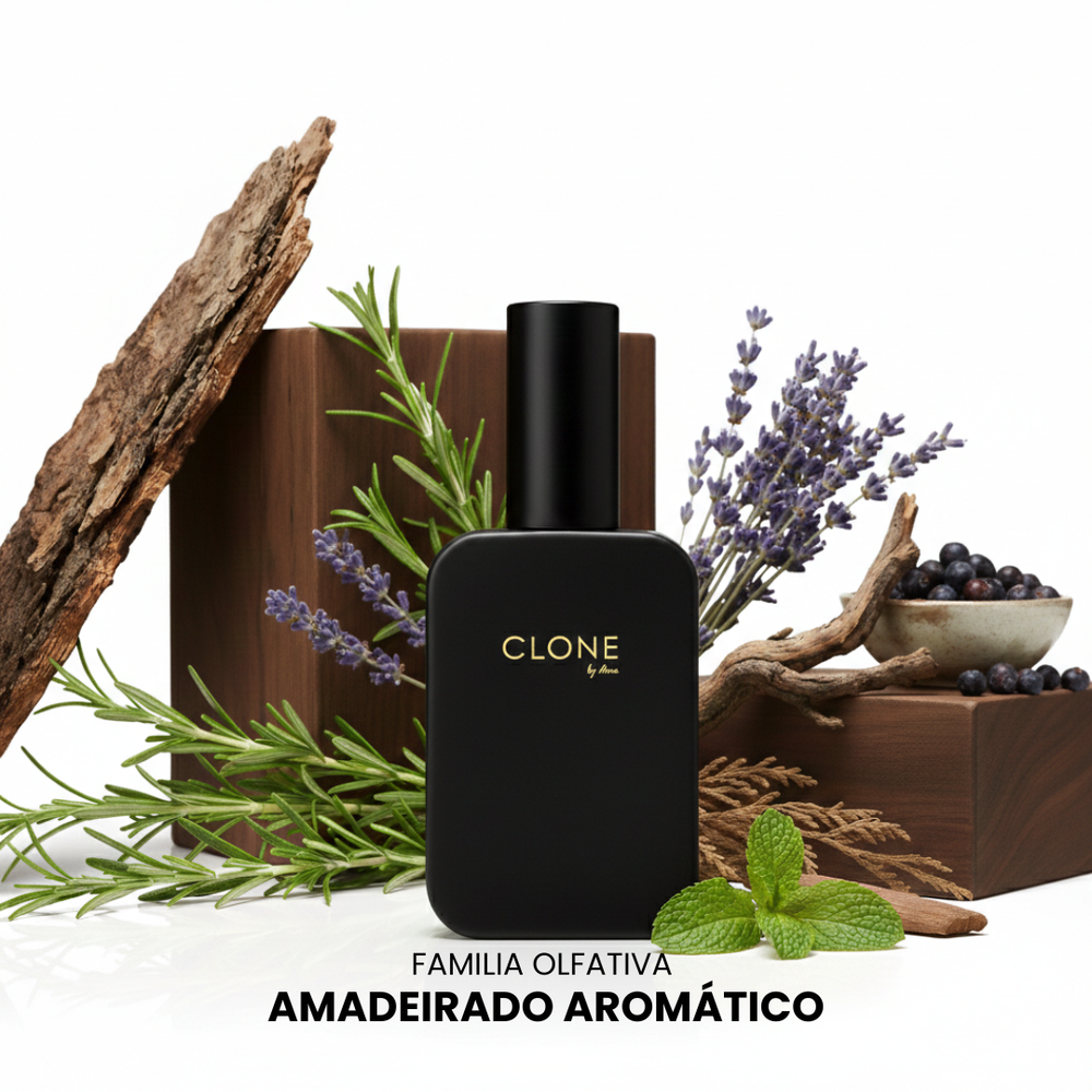 CLONE LE CLUB, perfume de família amadeirado, aromático